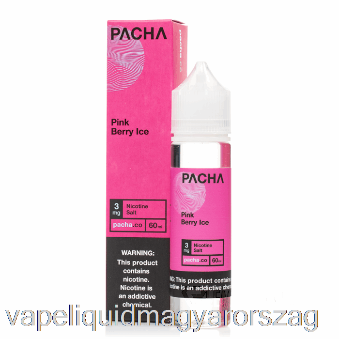 Rózsaszín Bogyó Jég - Pacha - 60ml 6mg Vape Folyadék